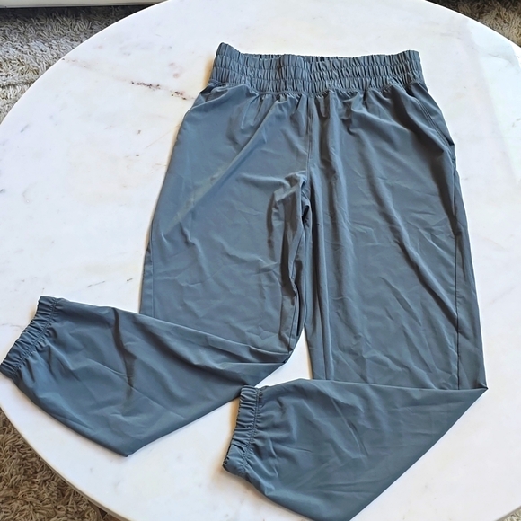 NWT Zella Interval High Waist track pants in urban green size medium - Picture 2 of 14